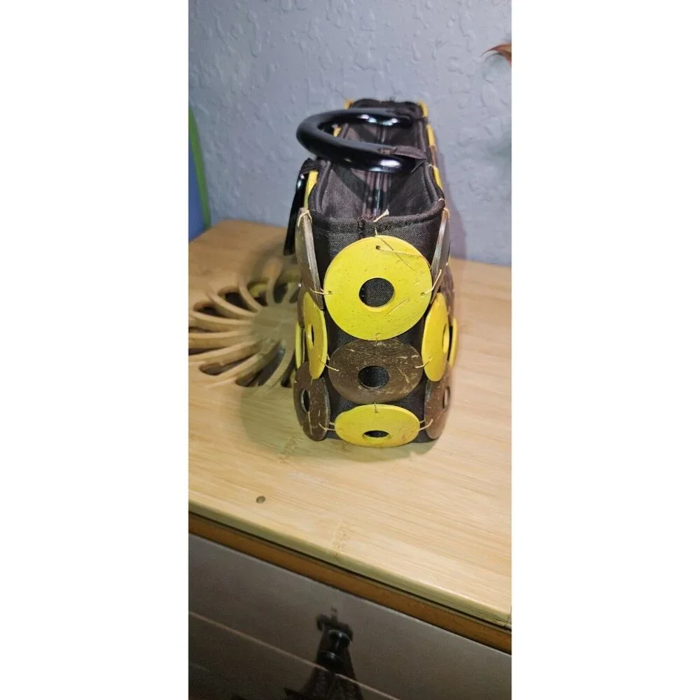 Lot Of 2Purse Wooden‎ clutch Geometric Design